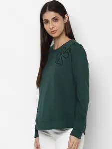 Allen Solly Woman Women Green Sweatshirt