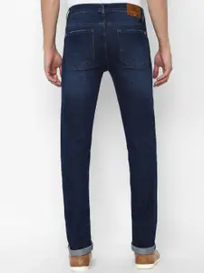 Allen Solly Men Navy Blue Skinny Fit Light Fade Jeans
