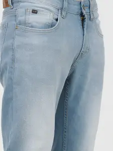 HIGHLANDER Men Blue Slim Fit Heavy Fade Stretchable Jeans