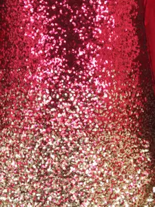 CUTECUMBER Red & Gold-Toned Embellished A-Line Dress