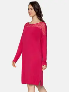 Triumph Amourette 01 Long Sleeve Soft Fabric Sustainable Nightdress