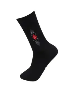 Bonjour Men Pack Of 2 Assorted Calf-Length Socks