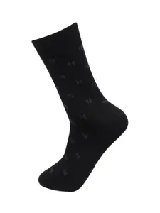 Bonjour Men Pack Of 2 Assorted Calf-Length Socks