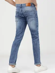KETCH Men Blue Slim Fit Heavy Fade Stretchable Jeans