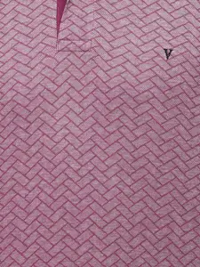Van Heusen Sport Men Purple Polo Collar T-shirt