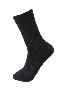 Bonjour Men Pack of 2 Patterned Premium Calf Length Woolen Socks