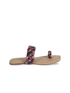 Vishudh Women Multicoloured Open Toe Flats