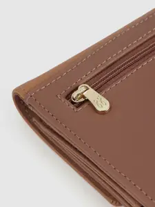 Baggit Women Beige Three Fold Wallet