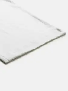 NOT YET by us Women White Solid Cotton Lounge Pants