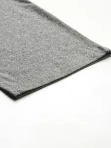 NOT YET by us Women Grey Solid Cotton Lounge Pants