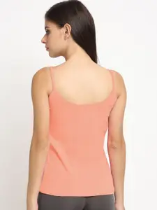 Friskers Women Pack Of 2 Solid Cotton Camisoles