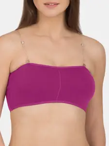 Tweens Magenta & Black Bandeau Bra Pack of 2