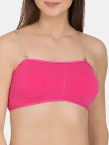 Tweens Set-2 Pink & Red Bandeau Bra