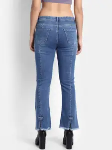 BROADSTAR Women Blue Jean Bootcut Stretchable Jeans