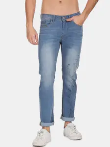 Flying Machine Men Blue Slim Fit Light Fade Stretchable Jeans