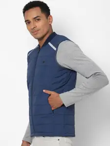 Allen Solly Men Blue Puffer Jacket