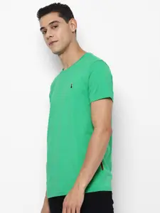 SIMON CARTER LONDON Men Green Slim Fit T-shirt