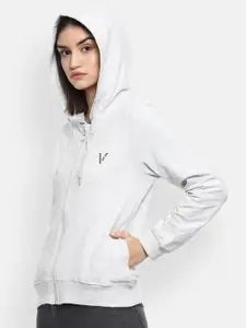 Van Heusen Woman Women Grey Hooded Sweatshirt