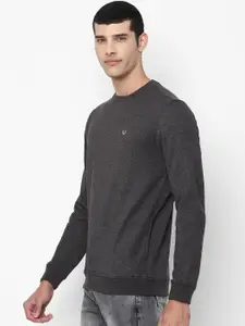 Allen Solly Men Grey Sweatshirt