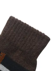 LOOM LEGACY Men Brown Acrylic Hand Gloves