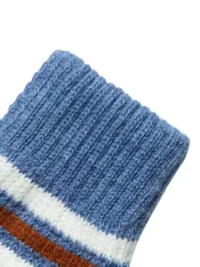 LOOM LEGACY Men Blue Acrylic Hand Gloves