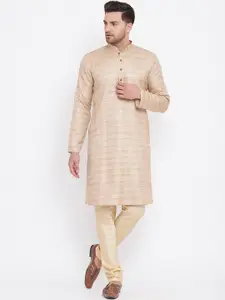 VASTRAMAY Men Beige Kurta