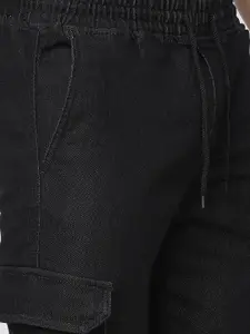 KETCH Men Black Jogger Stretchable Jeans