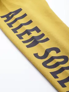 Allen Solly Men Mustard Yellow Sweatshirt
