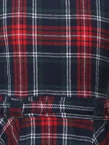 Oxolloxo Multicoloured Checked A-Line Dress