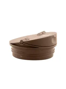 Vaya Gold-Toned & Brown Solid Stainless Steel Vacuum Insulated Bottle 600Ml