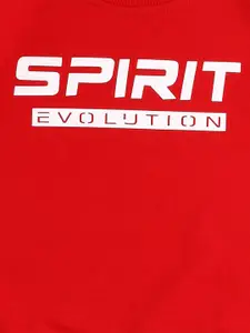 Toonyport Boys Red & White Printed T-shirt with Pyjamas