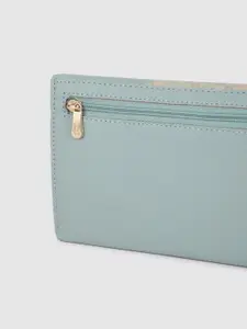 Baggit Women Blue Three Fold Wallet