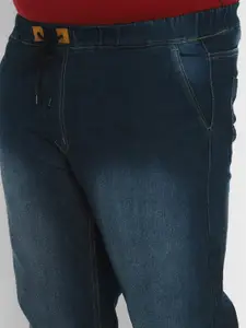 Urbano Plus Men Green Light Fade Stretchable Jeans