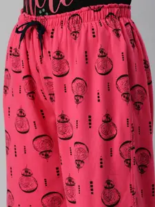 Kryptic Women Pack Of 2 Printed Pure Cotton Lounge Pants