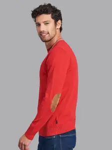 Beverly Hills Polo Club Men Red Solid Pullover