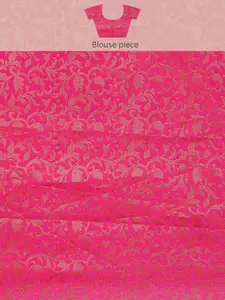 Anouk Navy Blue Woven Design Pure Silk Kanjeevaram Saree