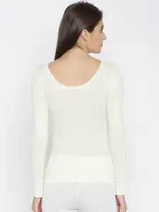 Kanvin Off-White Thermal Top