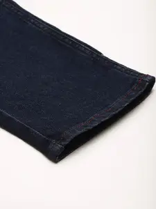 Flying Machine Men Blue Skinny Jackson Fit Heavy Fade Stretchable Jeans