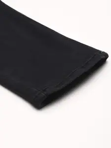 Flying Machine Men Black Jackson Skinny Fit Low-Rise Light Fade Stretchable Jeans