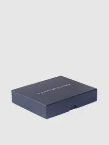 Tommy Hilfiger Men Brown Leather Two Fold Wallet