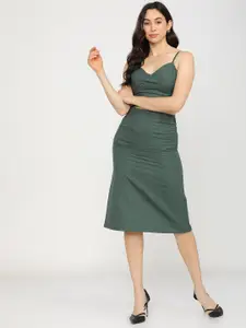 Tokyo Talkies Green Bralette Crop Top