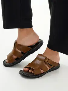 iD Men Brown Sandals
