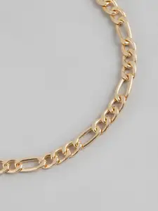 Carlton London Set of 4 Gold Plated Multi-Layered Anklet