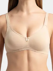 Jockey Wirefree Non-Padded Super Combed Cotton Full Coverage Everyday Bra-1250