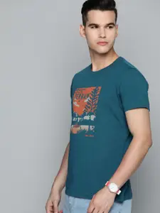 Indian Terrain Printed Pure Cotton T-shirt