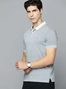 Indian Terrain Printed Polo Collar Slim Fit T-shirt
