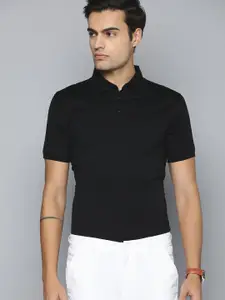 Indian Terrain Polo Collar Pure Cotton T-shirt