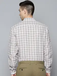 Indian Terrain Slim Fit Tartan Checks Opaque Formal Shirt