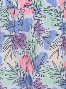 FashionRack Women Set of 2 Printed Cotton Lounge Pants