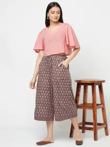 Fabindia Pink Regular Top